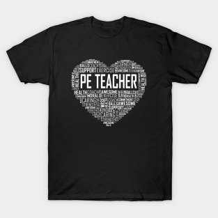 PE Teacher Heart T-Shirt